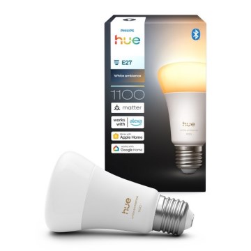 Bombilla LED regulable Philips Hue WHITE AMBIANCE E27/8,1W/230V 1000-20000K