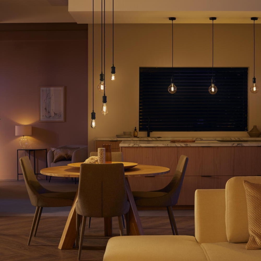 Bombilla LED regulable Philips Hue WHITE AMBIANCE ST72 E27/7W/230V 2200-4500K