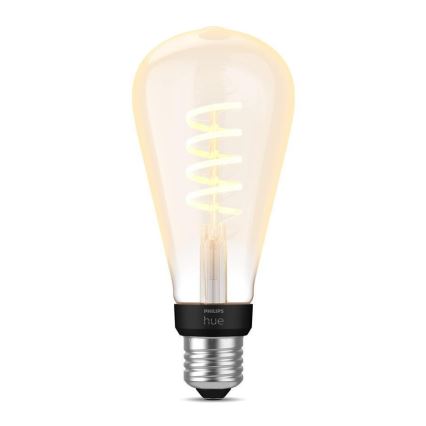 Bombilla LED regulable Philips Hue WHITE AMBIANCE ST72 E27/7W/230V 2200-4500K