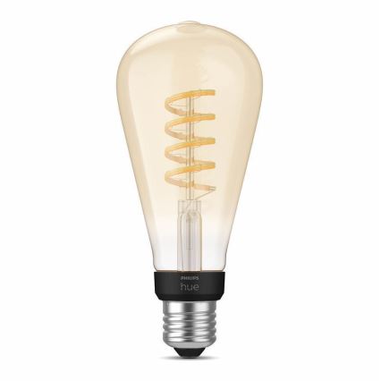 Bombilla LED regulable Philips Hue WHITE AMBIANCE ST72 E27/7W/230V 2200-4500K