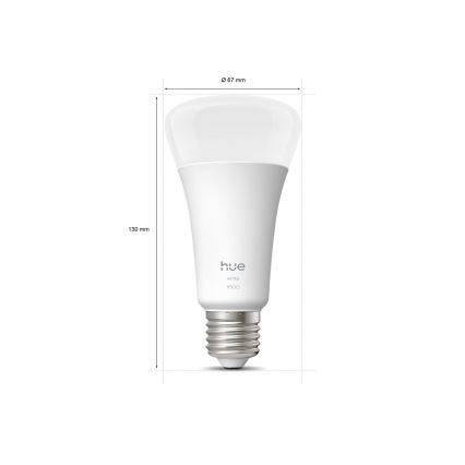 Bombilla LED regulable Philips Hue WHITE E27/13,5W/230V 2700K
