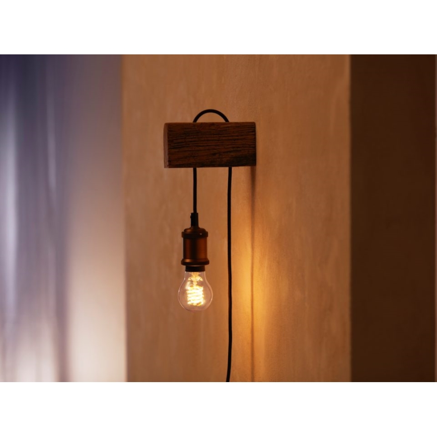 Bombilla LED regulable Philips Hue WHITE FILAMENT A60 E27/7W/230V 2100K