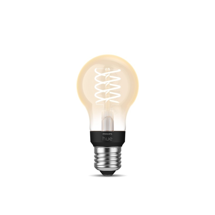 Bombilla LED regulable Philips Hue WHITE FILAMENT A60 E27/7W/230V 2100K