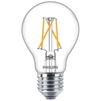 Bombilla LED regulable Philips Warm Glow A60 B22/7W/230V 2200-2700K CRI 90