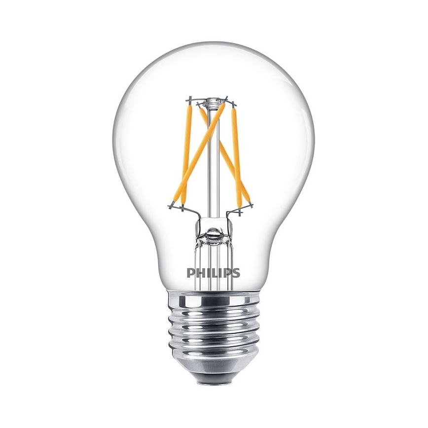 Bombilla LED regulable Philips Warm Glow A60 B22/7W/230V 2200-2700K CRI 90