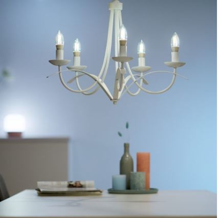 Bombilla LED regulable VINTAGE FILAMENT C35 E14/4,9W/230V 2000-5000K CRI 90 Wi-Fi - WiZ