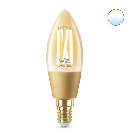 Bombilla LED regulable VINTAGE FILAMENT C35 E14/4,9W/230V 2000-5000K CRI 90 Wi-Fi - WiZ