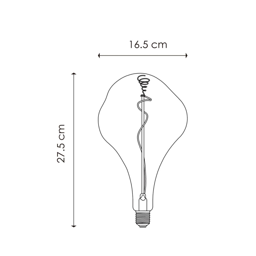 Bombilla LED regulable VINTAGE EDISON E27/3W/230V 1800K