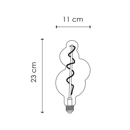 Bombilla LED regulable VINTAGE EDISON E27/4W/230V 2700K CRI 90