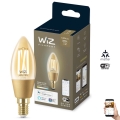 Bombilla LED regulable VINTAGE FILAMENT C35 E14/4,9W/230V 2000-5000K CRI 90 Wi-Fi - WiZ
