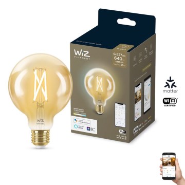 Bombilla LED regulable VINTAGE FILAMENT G95 E27/6,7W/230V 2000-5000K CRI 90 Wi-Fi - WiZ