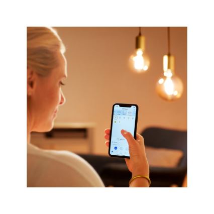 Bombilla LED regulable VINTAGE FILAMENT G125 E27/6,7W/230V 2000-5000K CRI 90 Wi-Fi - WiZ