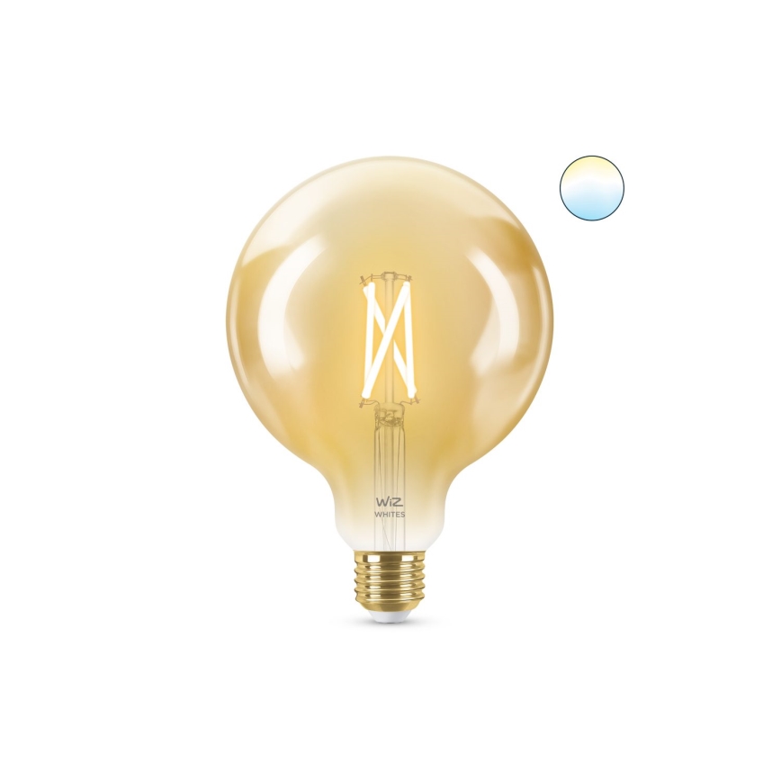 Bombilla LED regulable VINTAGE FILAMENT G125 E27/6,7W/230V 2000-5000K CRI 90 Wi-Fi - WiZ