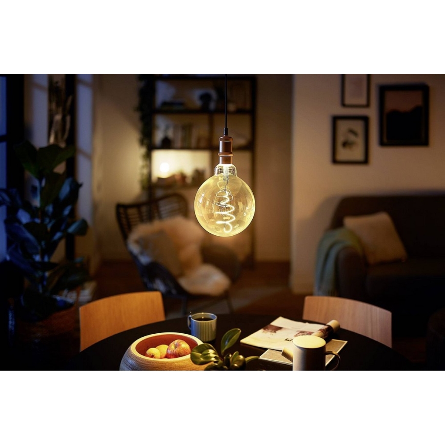 Bombilla LED regulable VINTAGE Philips G200 E27/7W/230V 2000K