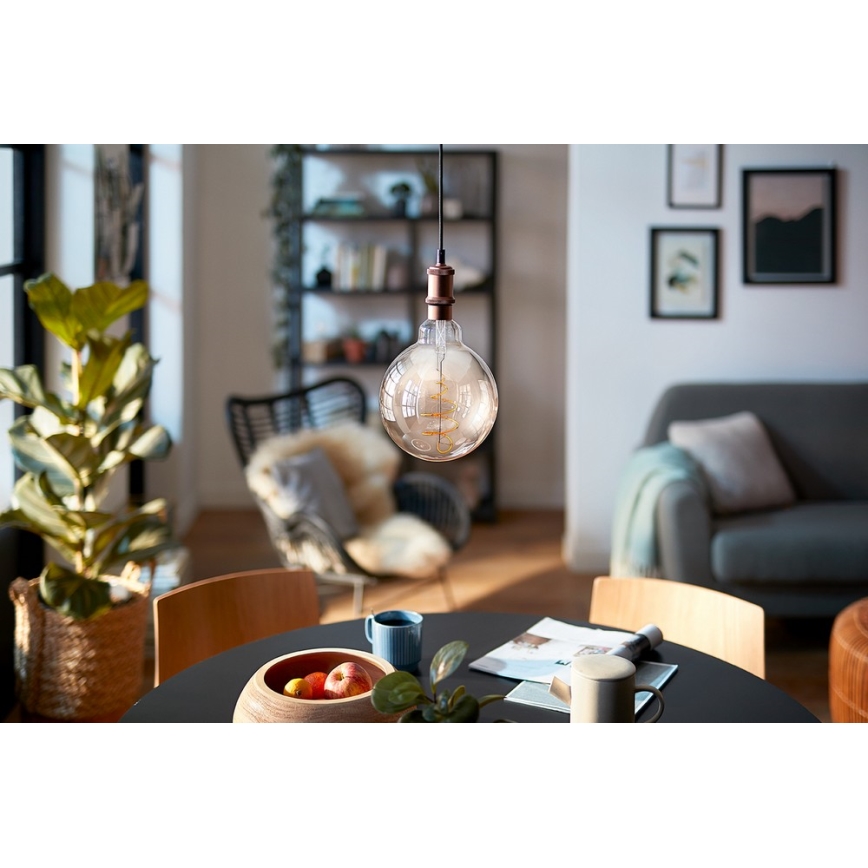 Bombilla LED regulable VINTAGE Philips G200 E27/7W/230V 2000K