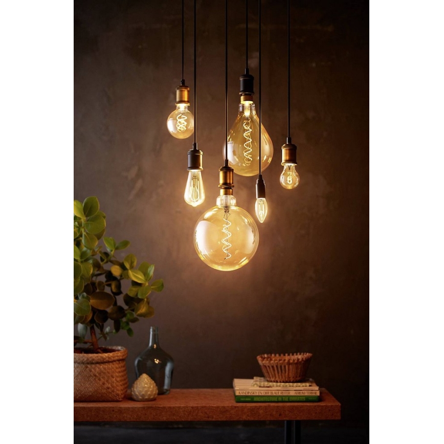 Bombilla LED regulable VINTAGE Philips G200 E27/7W/230V 2000K
