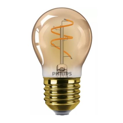 Bombilla LED regulable VINTAGE Philips P45 E27/3,1W/230V 2200K CRI 90