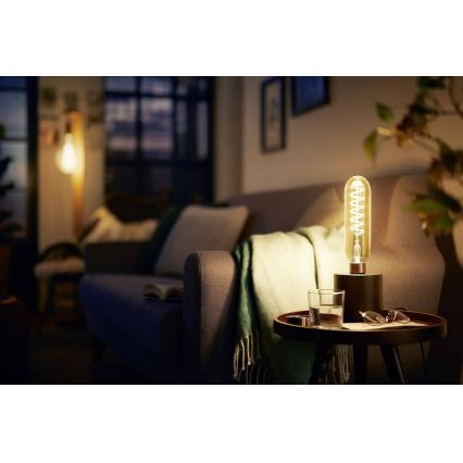 Bombilla LED regulable VINTAGE Philips T65 E27/6,5W/230V 2000K