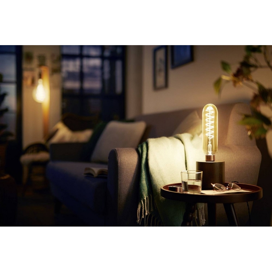 Bombilla LED regulable VINTAGE Philips T65 E27/6,5W/230V 2000K