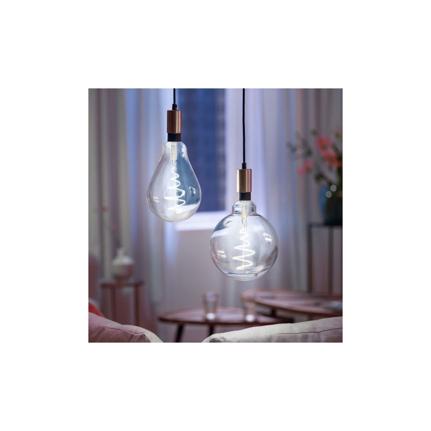 Bombilla LED regulable VINTAGE FILAMENT PS160 E27/6,5W/230V 2000-5000K CRI 90 Wi-Fi -WiZ