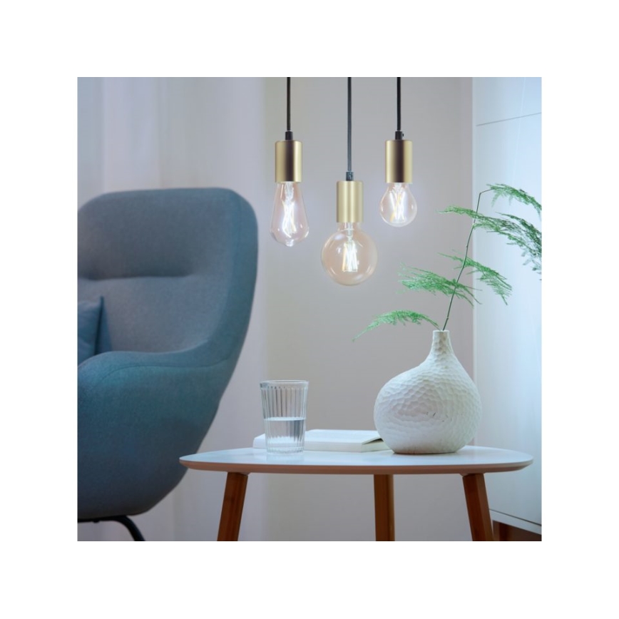Bombilla LED regulable VINTAGE FILAMENT ST64 E27/7W/230V 2000-5000K CRI 90 Wi-Fi - WiZ