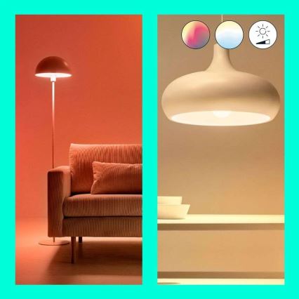 Bombilla LED RGB regulable A60 E27/8,5W/230V 2200-6500K Wi-Fi - WiZ
