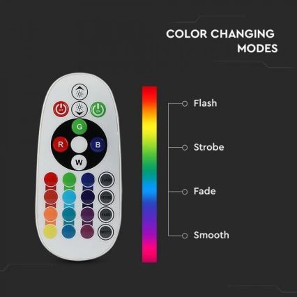 Bombilla LED RGB Regulable E14/3,5W/230V 6400K + CR