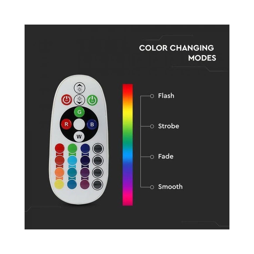 Bombilla LED RGB Regulable E14/3,5W/230V 6400K + CR