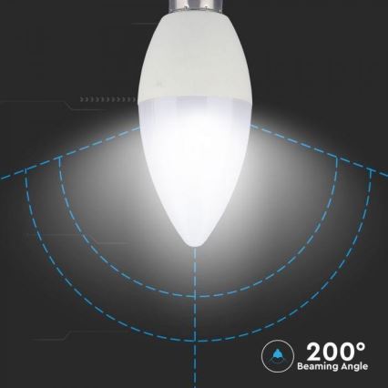 Bombilla LED RGB Regulable E14/3,5W/230V 6400K + CR