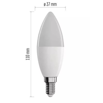 Bombilla LED RGB regulable GoSmart E14/4,8W/230V 2700-6500K Tuya