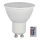 Bombilla LED RGB regulable GU10/4,8W/230V 4000K + mando a distancia