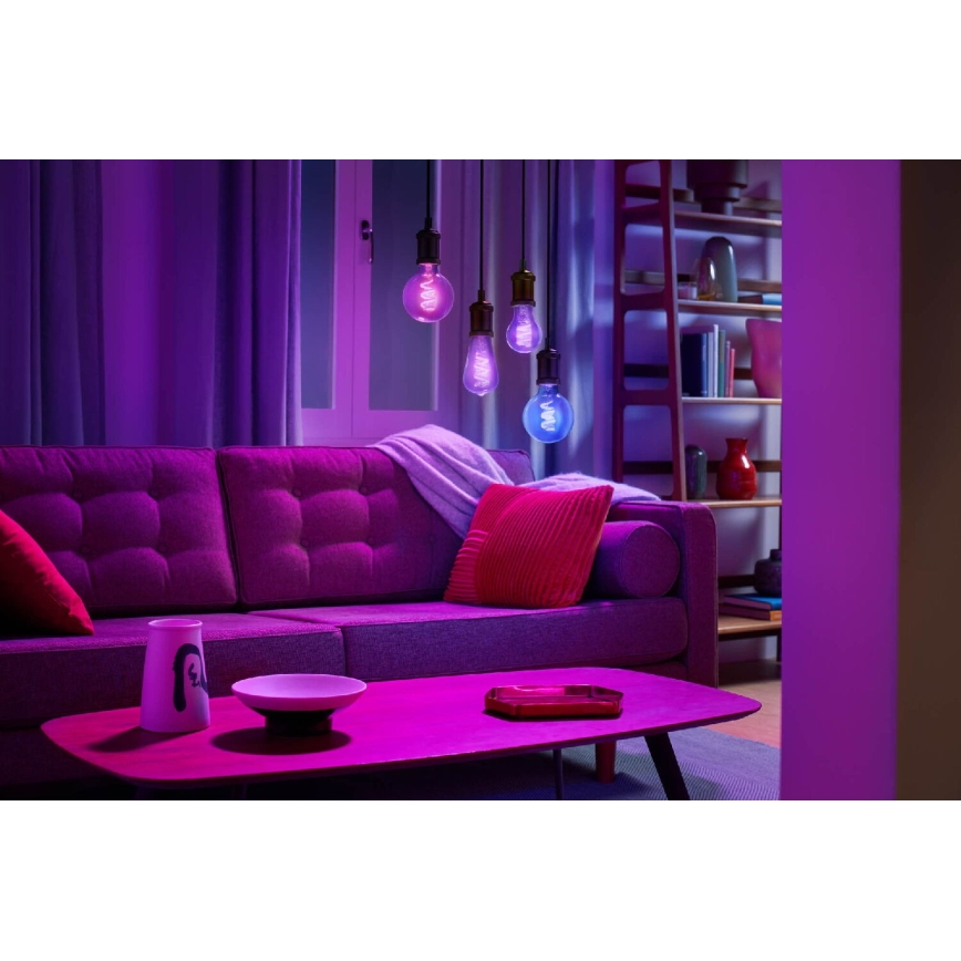 Bombilla LED RGBW regulable A60 E27/6,3W/230V 2200-6500K Wi-Fi - WiZ