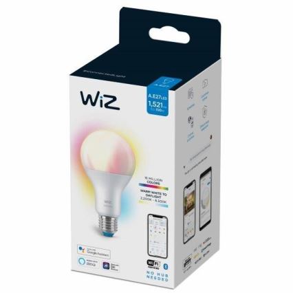 Bombilla LED RGBW regulable A67 E27/13W/230V 2200-6500K CRI 90 Wi-Fi -WiZ