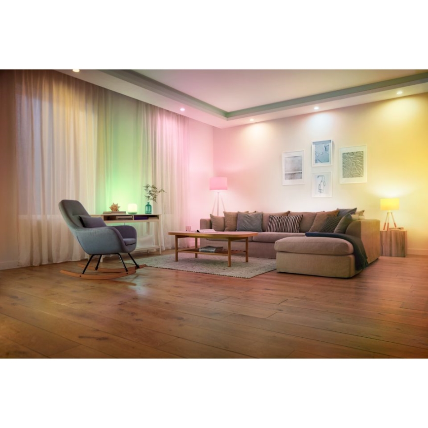 Bombilla LED RGBW regulable E27/8,5W/230V 3000-6500K Wi-Fi - Reality