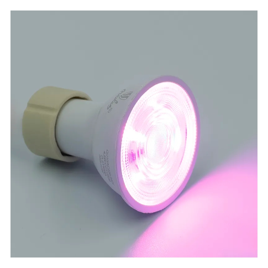 Bombilla LED RGBW regulable GU10/4,5W/230V 2700-6500K Wi-Fi Tuya