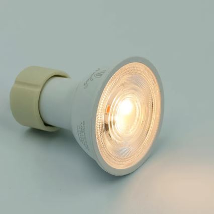 Bombilla LED RGBW regulable GU10/4,5W/230V 2700-6500K Wi-Fi Tuya