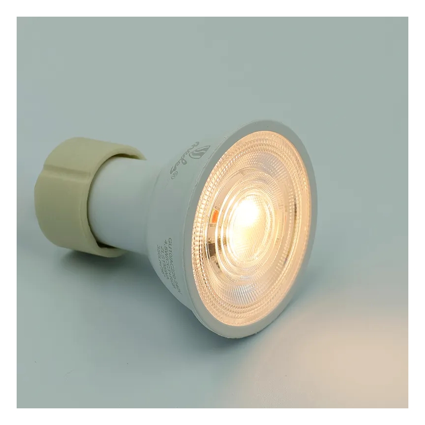Bombilla LED RGBW regulable GU10/4,5W/230V 2700-6500K Wi-Fi Tuya
