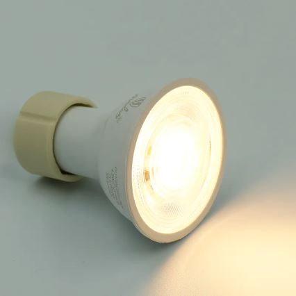 Bombilla LED RGBW regulable GU10/4,5W/230V 2700-6500K Wi-Fi Tuya