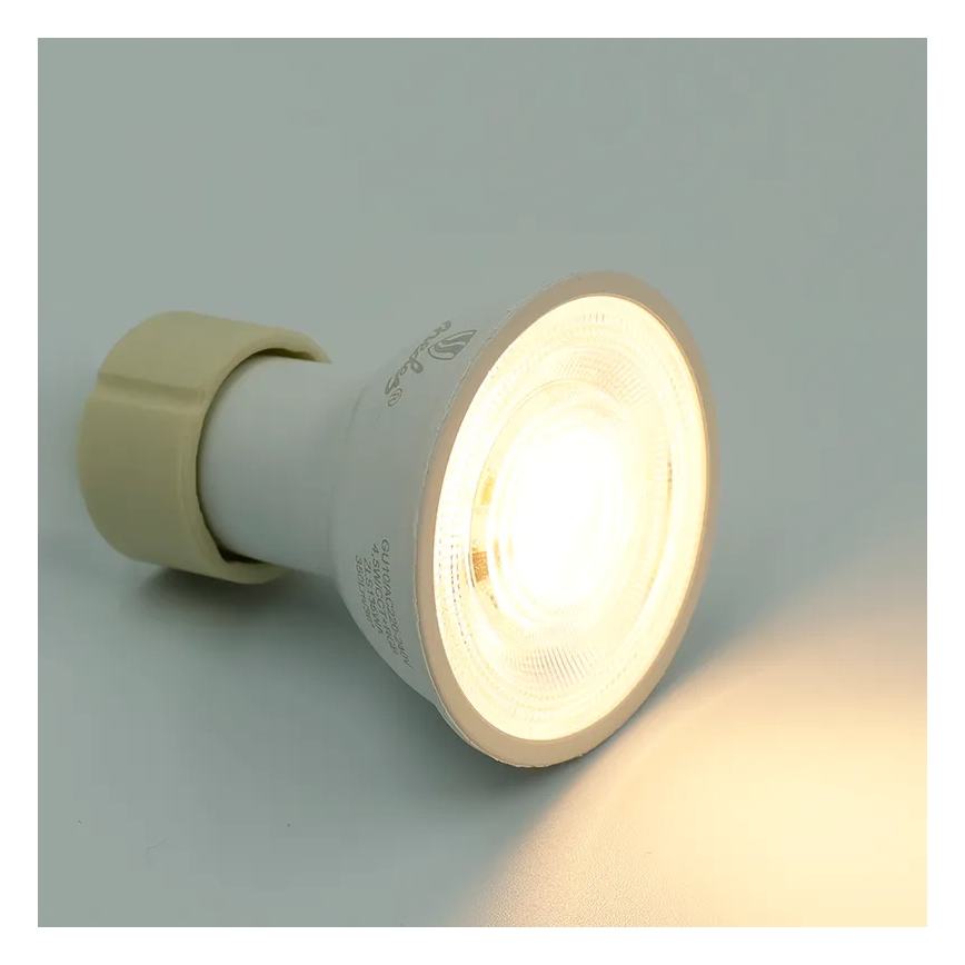 Bombilla LED RGBW regulable GU10/4,5W/230V 2700-6500K Wi-Fi Tuya