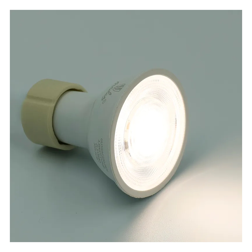 Bombilla LED RGBW regulable GU10/4,5W/230V 2700-6500K Wi-Fi Tuya