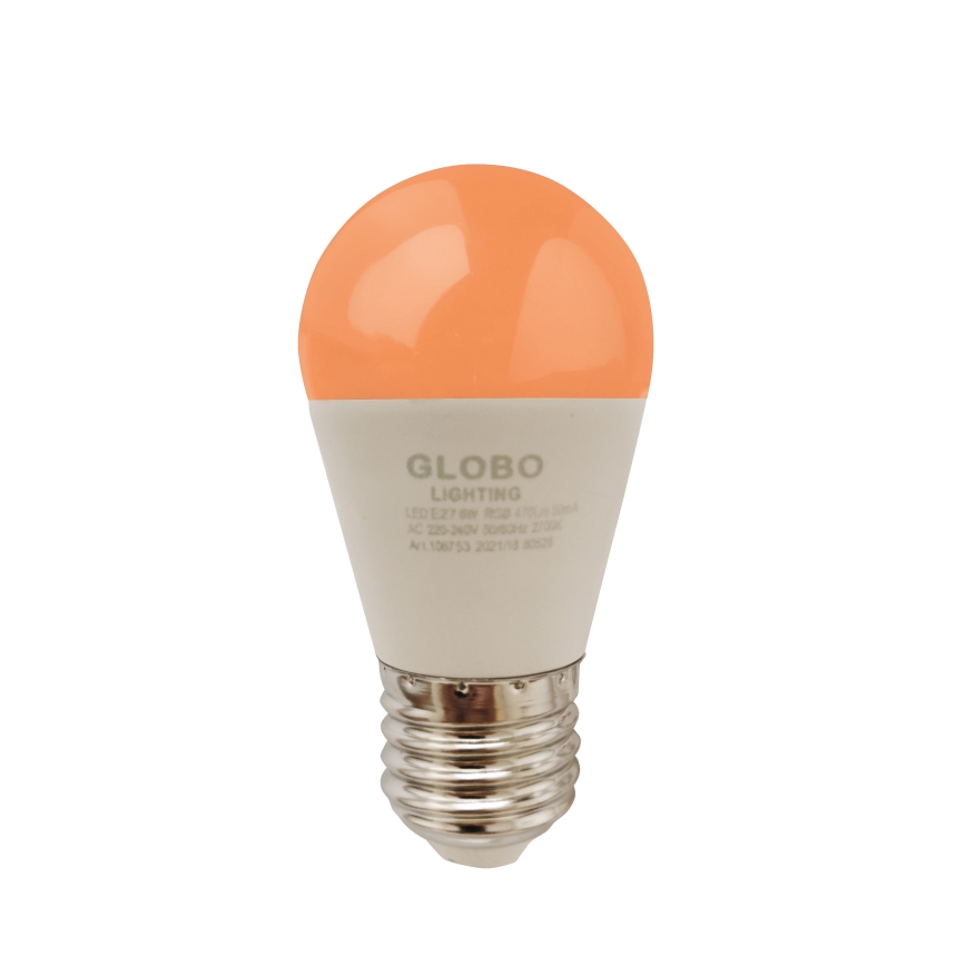Bombilla LED RGBW regulable E27/6W/230V 3000K + control remoto - Globo