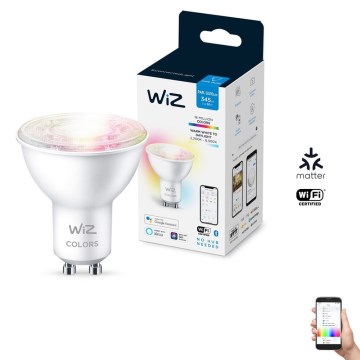 Bombilla LED RGBW regulable PAR16 GU10/4,7W/230V 2200-6500K CRI 90 Wi-Fi - WiZ