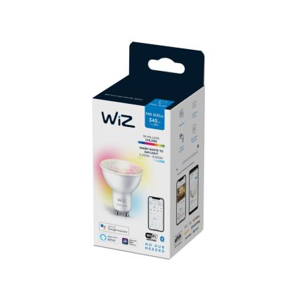 Bombilla LED RGBW regulable PAR16 GU10/4,7W/230V 2200-6500K CRI 90 Wi-Fi - WiZ