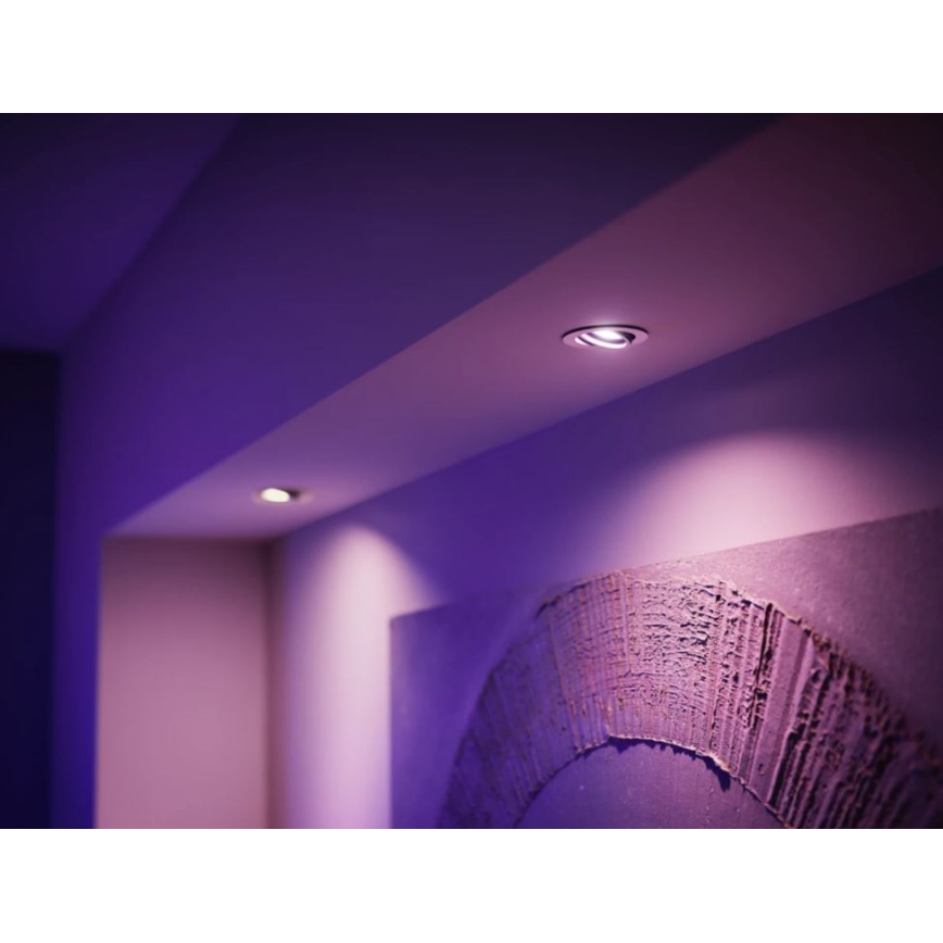 Bombilla LED RGBW regulable Philips Hue White And Color Ambiance GU5,3/MR16/6,3W/12V 2000-6500K