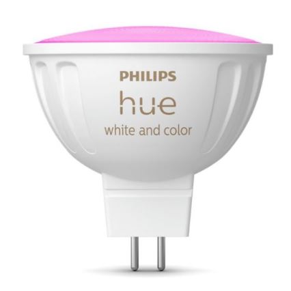 Bombilla LED RGBW regulable Philips Hue White And Color Ambiance GU5,3/MR16/6,3W/12V 2000-6500K