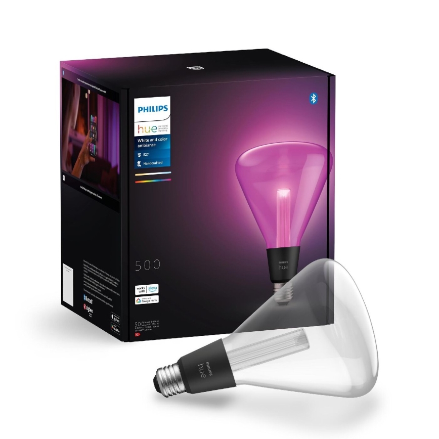 Bombilla LED RGBW regulable Philips Hue White And Color Ambiance E27/6,8W/230V 2000-6500K