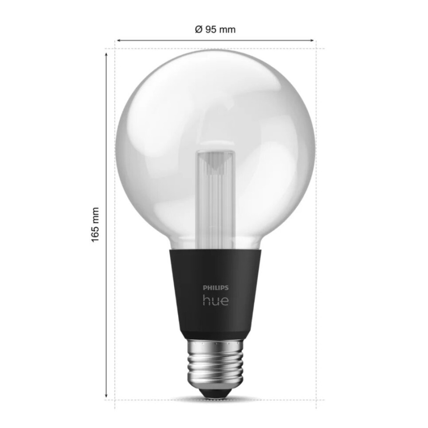 Bombilla LED RGBW regulable Philips Hue White And Color Ambiance E27/6,8W/230V 2000-6500K