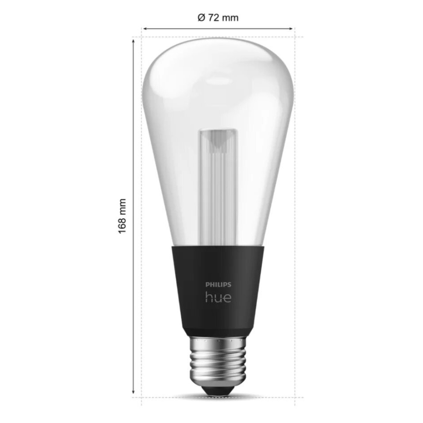 Bombilla LED RGBW regulable Philips Hue White And Color Ambiance E27/6,8W/230V 2000-6500K