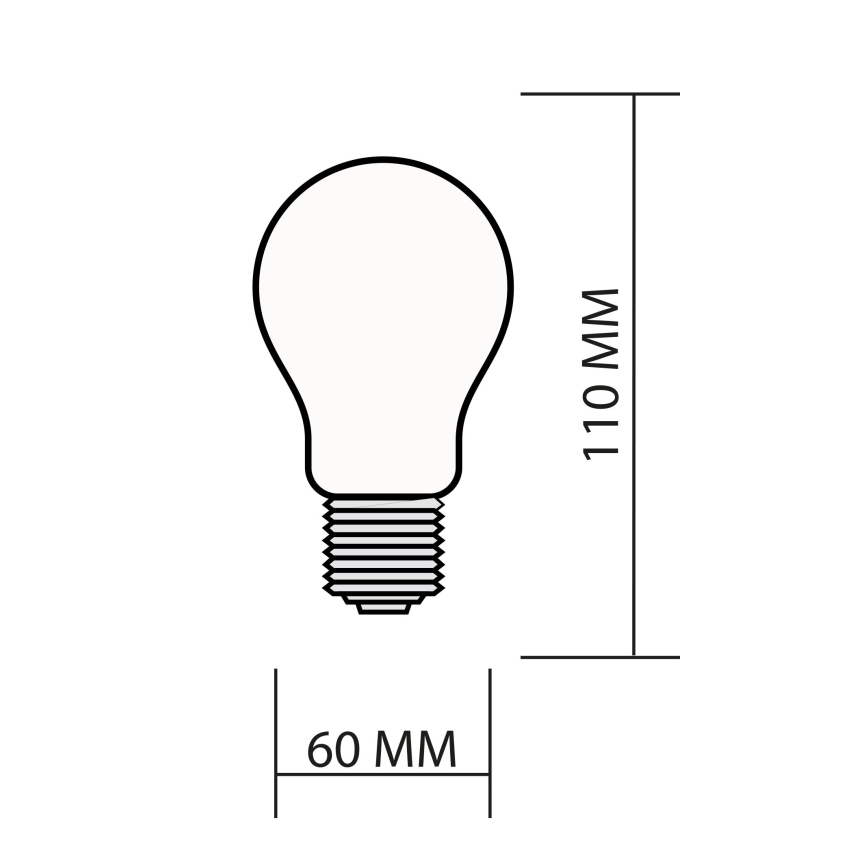 Bombilla LED RGBW regulable SMART A60 E27/8,5W/230V 4000K + mando a distancia