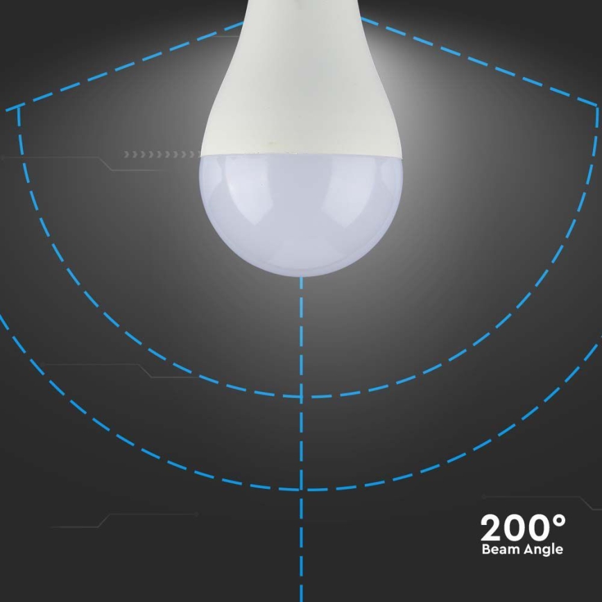 Bombilla LED SAMSUNG CHIP A65 E27/15W/230V 3000K